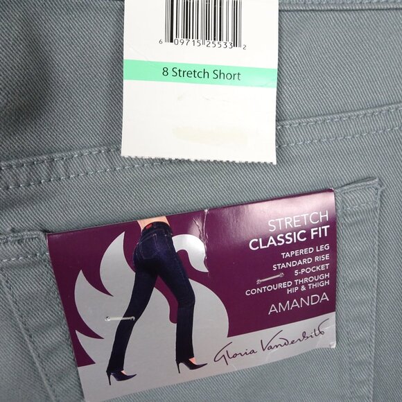 Gloria Vanderbilt Stretch Classic Fit Amanda Jeans Size 8 Short - Picture 4 of 9